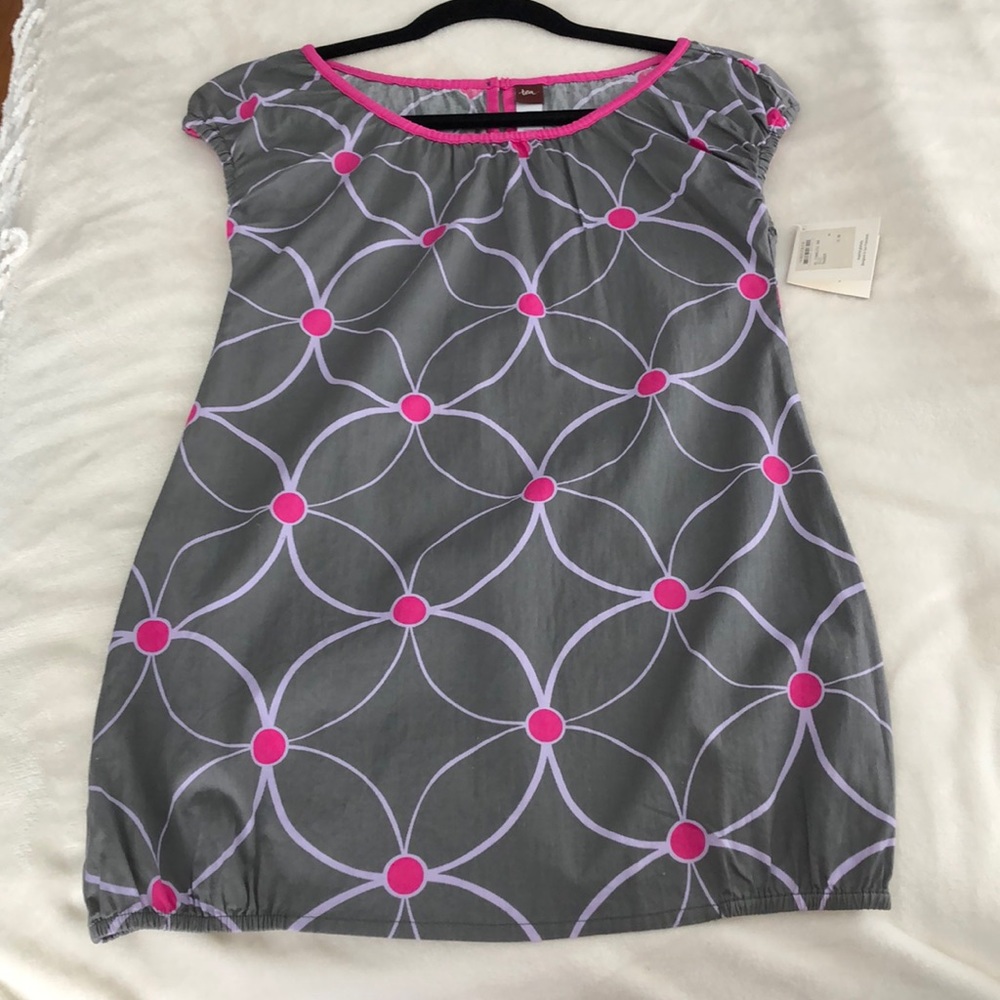 NWT children’s gray cotton dress - Picture 2 of 5